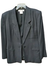 Jones New York  Women&#39;s Formal Blazer Button Black Office Attire Jacket ... - $28.66