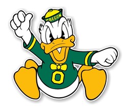 Oregon Ducks University College  Precision Cut Decal - £2.73 GBP+