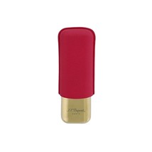 S.T. Dupont - Double Cigar Case Leather Pink Grain and Gold - 183245 - $4,004.14 MXN