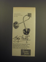 1957 Gunther Jaeckel Jewelry Advertisement - Nadja Buckley key-holder - £14.44 GBP