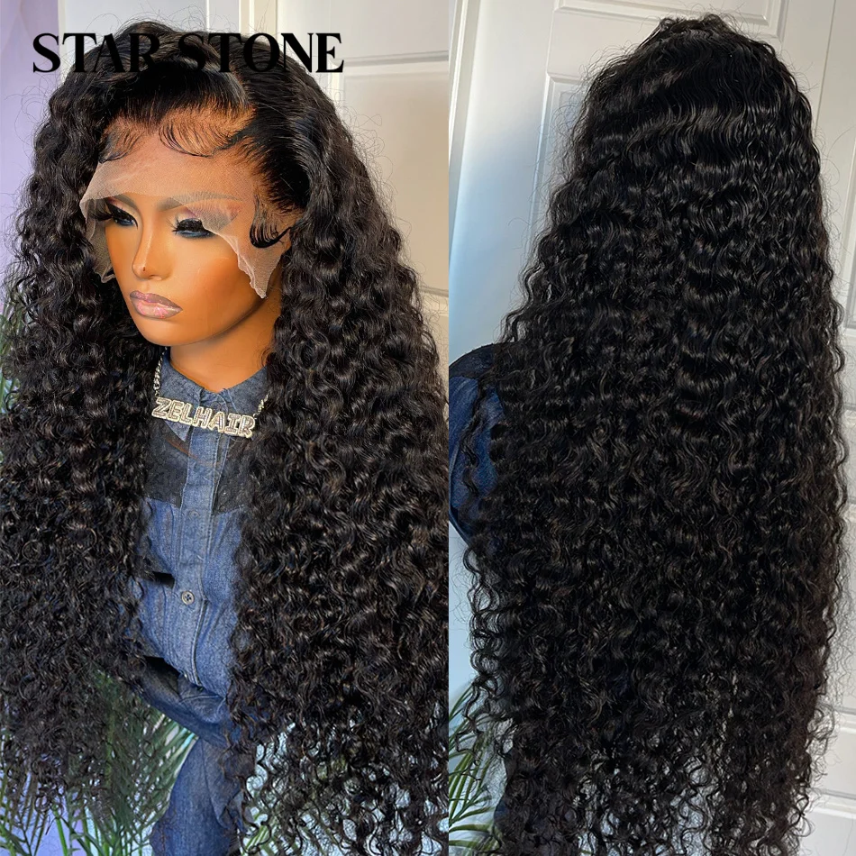 Deep Wave Wig 13x4 Lace Frontal Wig Human Hair Natural Hairline Peruvian... - $99.74+