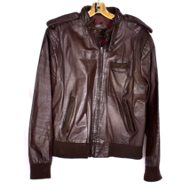 Porsha by Winer Vintage Leather Coat Size 40 - $57.67