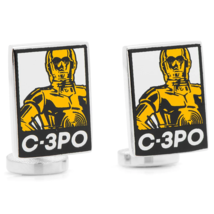 Star Wars - C3PO POP Art Cufflinks by Cufflinks Inc. - £43.49 GBP