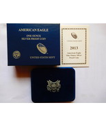 2013 silver american eagle Proof with COA and original box - £41.47 GBP