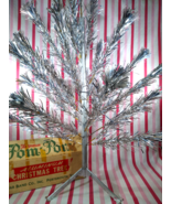 Amazing 1950&#39;s Pom Pom &quot;The Sparkler&quot; 3ft Silver Aluminum Christmas Tree... - $275.00