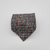 Alexander Lloyd Neck Tie Grey Hand Made Silk Geometric Tie On Mens  58 By 4  - £9.58 GBP