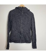 Lululemon Womens Hoodie Gray Scuba II Size 4 Full Zip Sweatshirt Jacket - $37.08