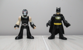 Fisher Price Imaginext DC Super Friends Batman Bane figure set 2 pc lot - $9.35