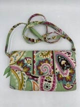 Vera Bradley Tutti Frutti Crossbody Small Wallet Paisley Messenger Purse... - $12.59