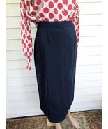 Dark Blue Pencil Skirt Youthmore Vintage 60s XS 25 Waist - $25.00