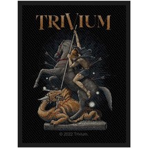 TRIVIUM in the court of the dragon 2023 WOVEN SEW ON PATCH official merchandise - £3.95 GBP