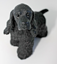 Black Cocker Spaniel Original Castagna Made in Italy 1988 Realistic 4.5&quot;... - $359.94 MXN