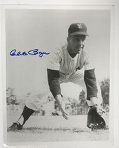 Clete Boyer Signed Autographed Vintage Glossy 8x10 Photo - COA/HOLOS - New York  - £31.89 GBP