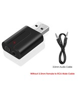 Bluetooth 5.0 Audio Receiver Transmitter 2In1 RCA 3.5mm AUX Jack Hifi St... - £7.89 GBP