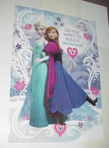 Disney&#39;s Frozen Poster # 6 Elsa Anna Want to Build a Snowman? Animated Movie - £19.97 GBP