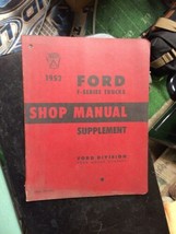 1952 Ford F Series Trucks Shop MANUAL Supplement Vintage car automobile repair - $39.99
