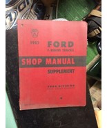 1952 Ford F Series Trucks Shop MANUAL Supplement Vintage car automobile ... - $56.09 CAD
