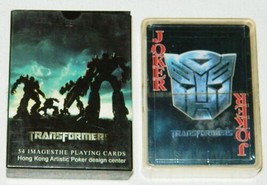 Transformers First Movie Illustrated Poker Playing Cards Deck From China... - £7.66 GBP