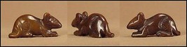 Carved Fetish Animal Mouse Bead #317TAL - £5.02 GBP