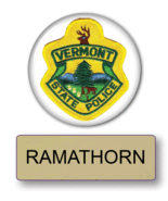 SUPER TROOPERS RAMATHORN POLICE NAME BADGE &amp; BUTTON HALLOWEEN COSTUME PI... - $16.24