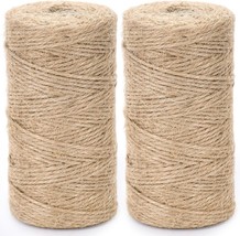 VGOODALL 2PCS Natural Jute Twines, 328 Feet Long Brown Twine Rope - $147.33 MXN