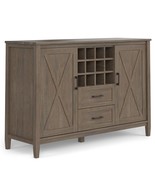 Ela Smoky Brown Sideboard w/ Wine Storage - $15,455.73 MXN