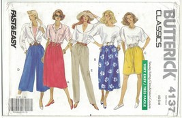 Butterick 4137 Culottes, Dirndl Skirt, Shorts, Pants Pattern Choose Size Uncut - $8.32+