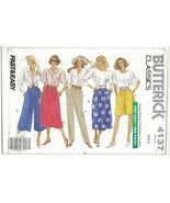 Butterick 4137 Culottes, Dirndl Skirt, Shorts, Pants Pattern Choose Size Uncut - $8.49