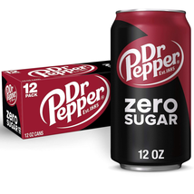 Dr Pepper Zero Sugar - 12 Oz, 12 Pk - £13.39 GBP