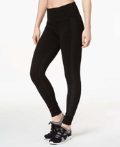 allbrand365 designer Womens Activewear Mesh Trimmed Yoga Leggings, Medium - £38.92 GBP