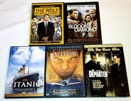The Wolf Of Wall Street, Aviator, Blood Diamond, Titanic &amp; The Departed DVD - £11.78 GBP