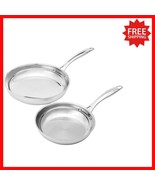 Versatile 8&quot; &amp; 10&quot; Induction Frying Pan Set - Oven Safe &amp; Dishwasher Fri... - $1,247.99 MXN