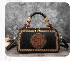 Johnature Retro Clic Totem Embossing Women Bag 2023 New High Quality Leather  Ha - £96.13 GBP