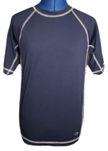 OP Ocean Pacific Unisex Navy Blue Short Sleeve Rash Guard Shirt ~XL~ OB2... - £8.14 GBP