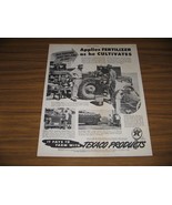 1948 Print Ad Texaco Products Farmall Tractor,Jeep,Oil Truck,Farmers - $15.38