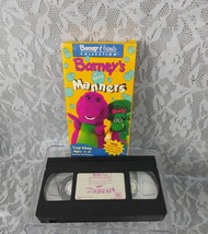 Barneys Best Manners VHS Video Tape Purple Dinosaur Sing Along Lyons - $9.00