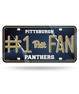 pittsburgh panthers nhl ice hockey #1 fan team logo license plate made i... - £23.97 GBP