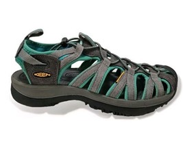 Keen Whisper Sandals Style 1003717 Medium Grey Peacock Green Women’s Size 8 NIB - £33.69 GBP