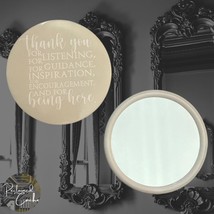 Thank You For Round Circle Compact Mirror  - $74.73 MXN