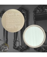 Thank You For Round Circle Compact Mirror  - $4.00