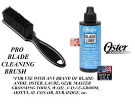 Oster BLADE/Shear Oil Lube&amp;Cl EAN Ing Brush**For Golden,Turbo,76,111,Andis Ag,Agc - £10.32 GBP