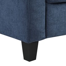 Horatio 58&quot; Loveseat, Navy Chenille - $12,461.90 MXN