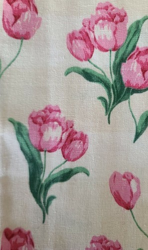 Homemade Set of Four (4) ~ 19" Square ~ Cotton Napkins ~ Multicolor Floral Print Item image 4
