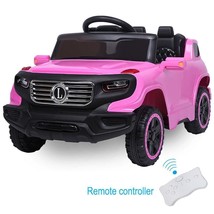 Kids Ride on Car Toys Electric Battery Power 3 Speed Mode w/ Remote Control Pink - £151.22 GBP