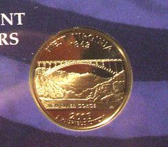 2005-S 25 Cent Proof State Quarter - West Virginia - George Washington - $7.95