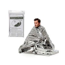 5 Pack Emergency Blankets Thermal Mylar Survival Safety Insulating Heat 140x210 - £19.60 GBP
