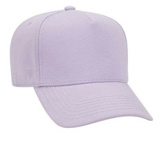 New Orchid Purple Otto Cap Hat 5 Panel Mid Profile Cap Hook & Loop Curved Bill - £7.08 GBP