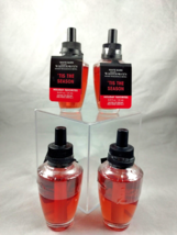 Bath Bodyworks Wallflowers Plug-In Air Freshner Refills Lot of 4 Tis The... - $23.36