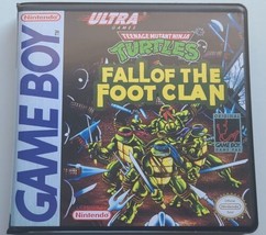 Teenage Mutant Ninja Turtles Fall Of The Foot Clan Tmnt Case Only Game Boy Box - £10.81 GBP