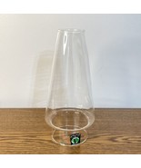 Clear Glass Cone Chimney For Oil Lamp 8.5” High 2-7/8” Base Fitter And 1... - £13.10 GBP